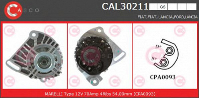 CASCO cal30211gs -  Генератор
