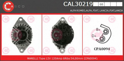 CASCO cal30219gs -  Генератор