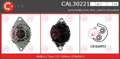 CASCO cal30221os -  Генератор