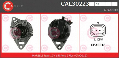 CASCO cal30223gs -  Генератор