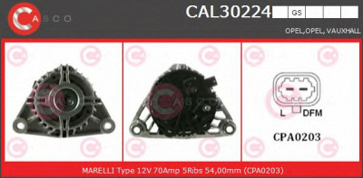 CASCO cal30224gs -  Генератор