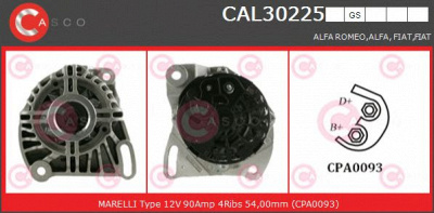 CASCO cal30225gs -  Генератор