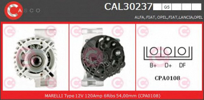 CASCO cal30237gs -  Генератор