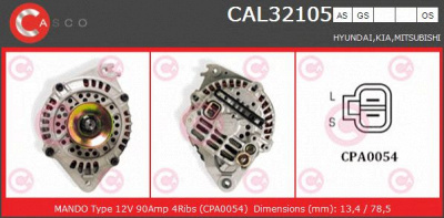 CASCO cal32105gs -  Генератор
