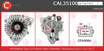 CASCO cal35100as -  Генератор