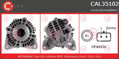CASCO cal35102as -  Генератор