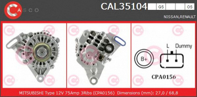 CASCO cal35104gs -  Генератор