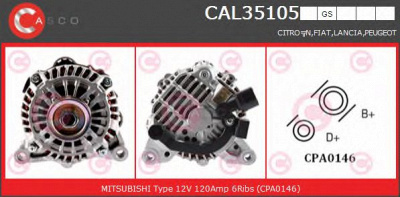 CASCO cal35105gs -  Генератор