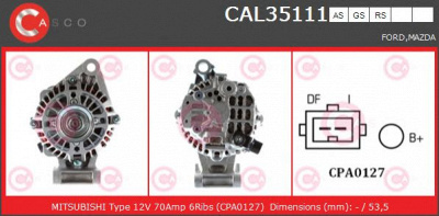 CASCO cal35111rs -  Генератор