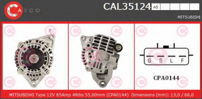 CASCO cal35124as -  Генератор