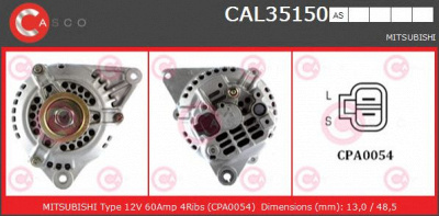 CASCO cal35150as -  Генератор