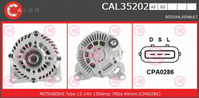CASCO cal35202gs -  Генератор