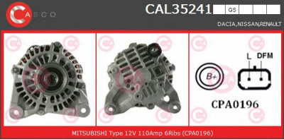 CASCO cal35241gs -  Генератор