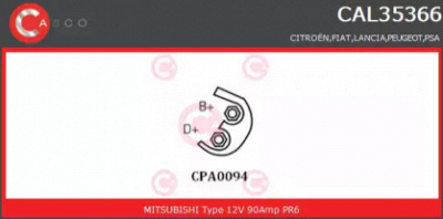 CASCO cal35366gs -  Генератор