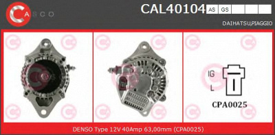 CASCO cal40104as -  Генератор