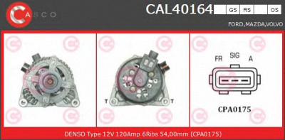 CASCO cal40164gs -  Генератор