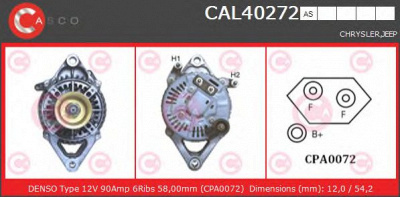 CASCO cal40272as -  Генератор