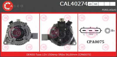 CASCO cal40274gs -  Генератор