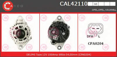 CASCO cal42110gs -  Генератор