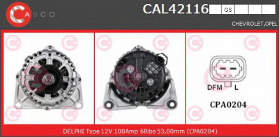 CASCO cal42116gs -  Генератор