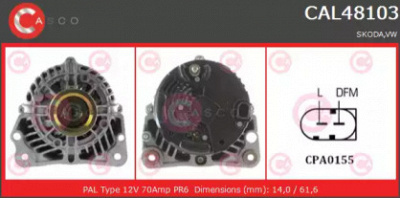 CASCO cal48103gs -  Генератор
