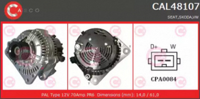 CASCO cal48107gs -  Генератор