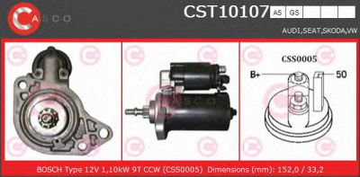 CASCO cst10107as -  Стартер