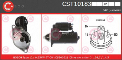 CASCO cst10183rs -  Стартер