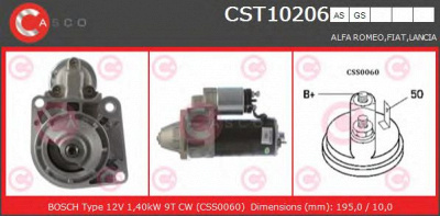 CASCO cst10206gs -  Стартер