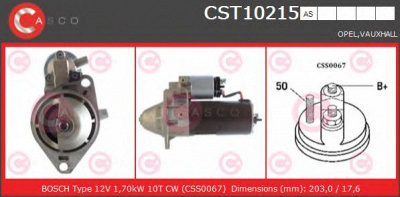 CASCO cst10215as -  Стартер
