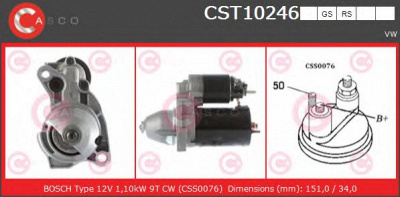 CASCO cst10246rs -  Стартер