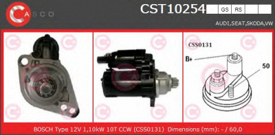 CASCO cst10254rs -  Стартер