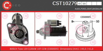 CASCO cst10279as -  Стартер