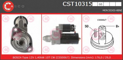 CASCO cst10315gs -  Стартер