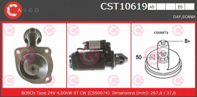 CASCO cst10619es -  Стартер