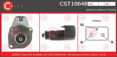 CASCO cst10648es -  Стартер