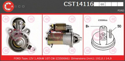 CASCO cst14116gs -  Стартер
