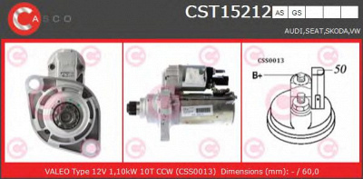 CASCO cst15212gs -  Стартер