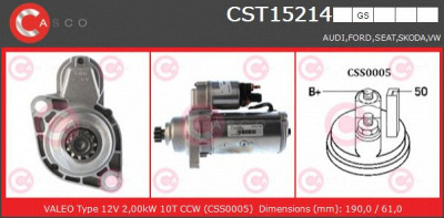 CASCO cst15214gs -  Стартер