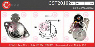 CASCO cst20102as -  Стартер