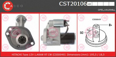 CASCO cst20106as -  Стартер