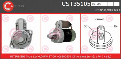 CASCO cst35105gs -  Стартер