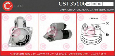 CASCO cst35106gs -  Стартер