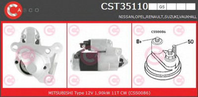 CASCO cst35110gs -  Стартер