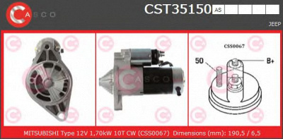 CASCO cst35150as -  Стартер