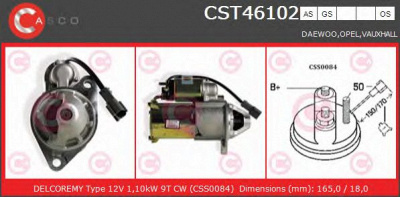 CASCO cst46102gs -  Стартер