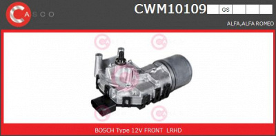 CASCO cwm10109gs -  Двигатель стеклоочистителя