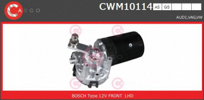CASCO cwm10114as -  Двигатель стеклоочистителя