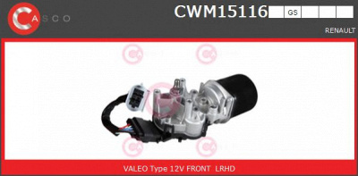 CASCO cwm15116gs -  Двигатель стеклоочистителя