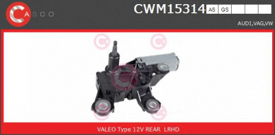 CASCO cwm15314as -  Двигатель стеклоочистителя